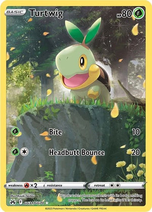 Pokemon TCG - SWSH12.5: Crown Zenith - Galarian Gallery - Turtwig - GG31/GG70 - Holofoil