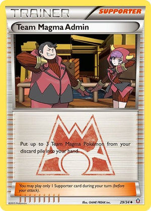 Pokemon TCG - Double Crisis - Team Magma Admin - 29/34