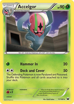 Pokemon TCG - Dark Explorers - Accelgor - 11/108
