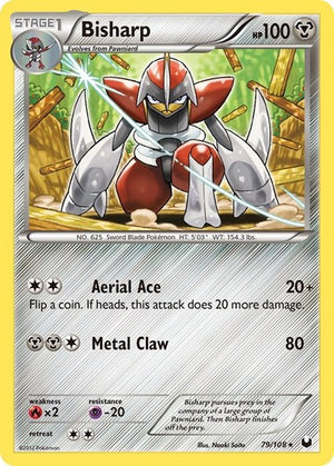 Pokemon TCG - Dark Explorers - Bisharp - 79/108 - Reverse Holofoil