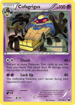 Pokemon TCG - Dark Explorers - Cofagrigus - 52/108