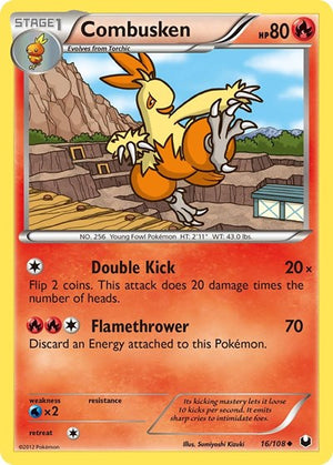 Pokemon TCG - Dark Explorers - Combusken - 16/108