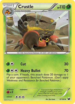 Pokemon TCG - Dark Explorers - Crustle - 8/108
