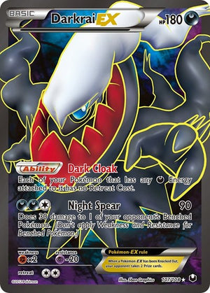 Pokemon TCG - Dark Explorers - Darkrai EX - 107/108 - Holofoil