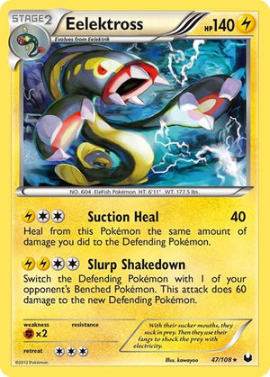 Pokemon TCG - Dark Explorers - Eelektross - 47/108 - Holofoil