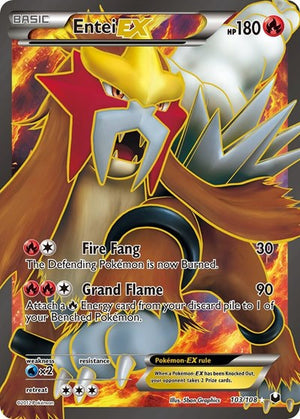 Pokemon TCG - Dark Explorers - Entei EX - 103/108 - Holofoil