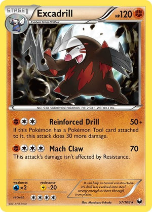 Pokemon TCG - Dark Explorers - Excadrill - 57/108