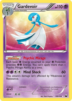 Pokemon TCG - Dark Explorers - Gardevoir - 109/108 - Holofoil