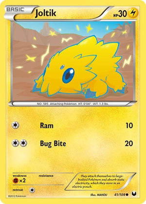 Pokemon TCG - Dark Explorers - Joltik - 41/108