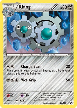 Pokemon TCG - Dark Explorers - Klang - 76/108
