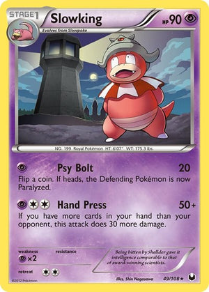 Pokemon TCG - Dark Explorers - Slowking - 49/108 - Reverse Holofoil