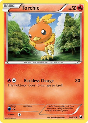 Pokemon TCG - Dark Explorers - Torchic - 14/108