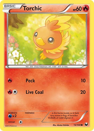 Pokemon TCG - Dark Explorers - Torchic - 15/108