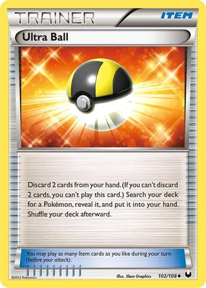 Pokemon TCG - Dark Explorers - Ultra Ball - 102/108 - Reverse Holofoil