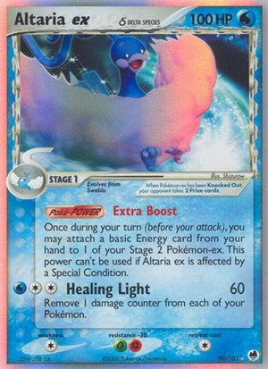 Pokemon TCG - EX Dragon Frontiers - Altaria ex - 90/101 - Holofoil