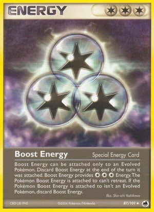 Pokemon TCG - EX Dragon Frontiers - Boost Energy - 87/101 - Reverse Holofoil