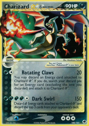Pokemon TCG - EX Dragon Frontiers - Charizard Star - 100/101 - Holofoil