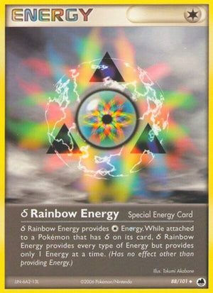 Pokemon TCG - EX Dragon Frontiers - Delta Rainbow Energy - 88/101