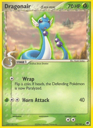 Pokemon TCG - EX Dragon Frontiers - Dragonair - 28/101
