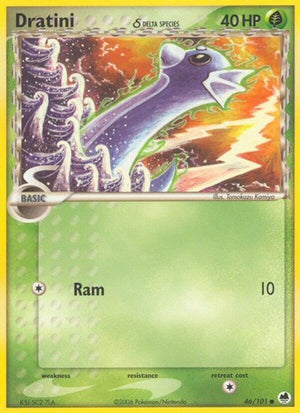 Pokemon TCG - EX Dragon Frontiers - Dratini - 46/101