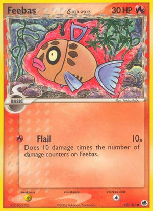 Pokemon TCG - EX Dragon Frontiers - Feebas - 49/101