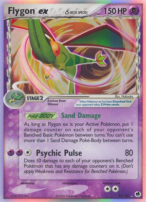 Pokemon TCG - EX Dragon Frontiers - Flygon ex - 92/101 - Holofoil