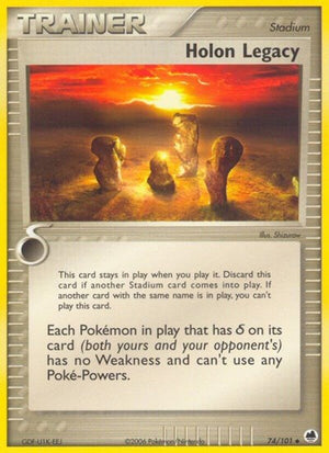 Pokemon TCG - EX Dragon Frontiers - Holon Legacy - 74/101