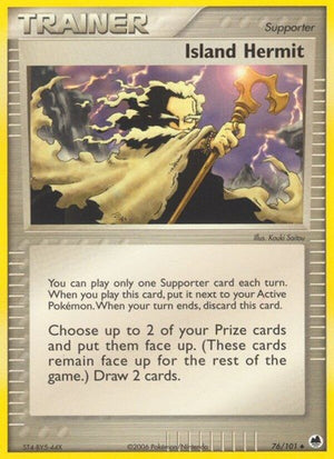 Pokemon TCG - EX Dragon Frontiers - Island Hermit - 76/101