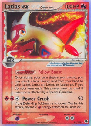 Pokemon TCG - EX Dragon Frontiers - Latias ex - 95/101 - Holofoil