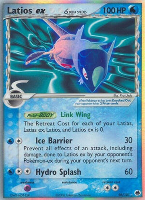 Pokemon TCG - EX Dragon Frontiers - Latios ex - 96/101 - Holofoil