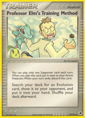 Pokemon TCG - EX Dragon Frontiers - Professor Elm's Training Method - 79/101