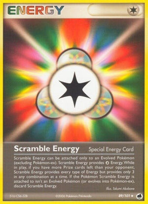 Pokemon TCG - EX Dragon Frontiers - Scramble Energy - 89/101 - Reverse Holofoil