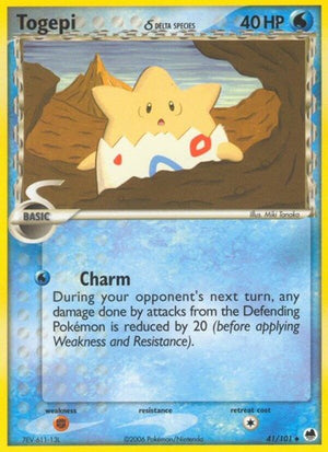 Pokemon TCG - EX Dragon Frontiers - Togepi - 41/101