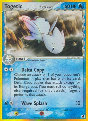 Pokemon TCG - EX Dragon Frontiers - Togetic - 11/101 - Holofoil