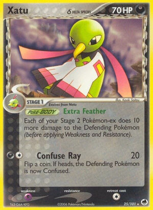 Pokemon TCG - EX Dragon Frontiers - Xatu - 25/101
