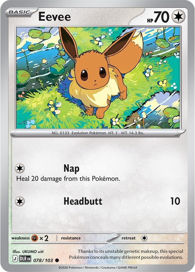 Pokemon TCG - ME06: Delta Reign - Eevee - 078/103
