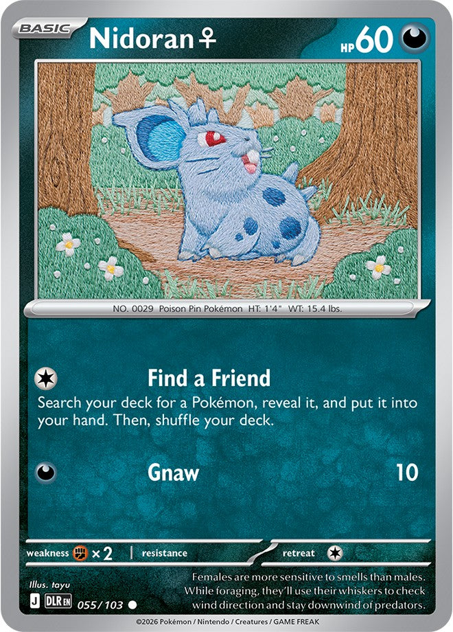 Pokemon TCG - ME06: Delta Reign - Nidoran F - 055/103
