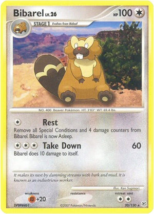 Pokemon TCG - Diamond & Pearl - Bibarel - 20/130