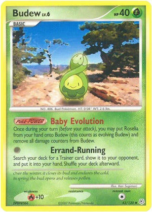 Pokemon TCG - Diamond & Pearl - Budew - 43/130