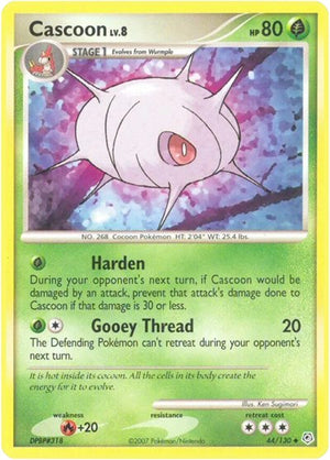 Pokemon TCG - Diamond & Pearl - Cascoon - 44/130 - Reverse Holofoil