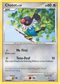 Pokemon TCG - Diamond & Pearl - Chatot - 74/130
