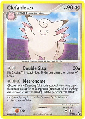 Pokemon TCG - Diamond & Pearl - Clefable - 22/130