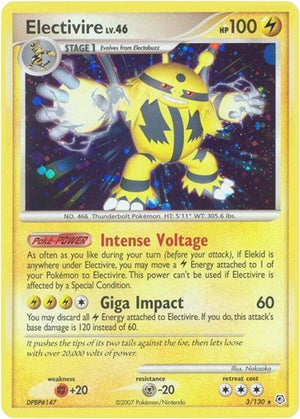 Pokemon TCG - Diamond & Pearl - Electivire - 3/130 - Holofoil
