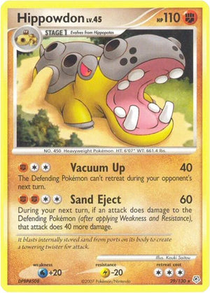 Pokemon TCG - Diamond & Pearl - Hippowdon - 29/130