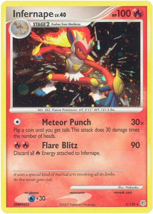 Pokemon TCG - Diamond & Pearl - Infernape - 5/130 - Holofoil