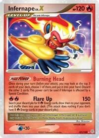 Pokemon TCG - Diamond & Pearl - Infernape LV.X - 121/130 - Holofoil