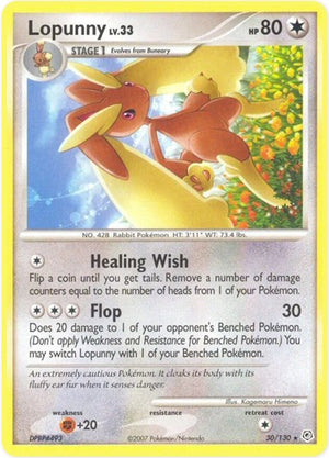 Pokemon TCG - Diamond & Pearl - Lopunny - 30/130 - Reverse Holofoil