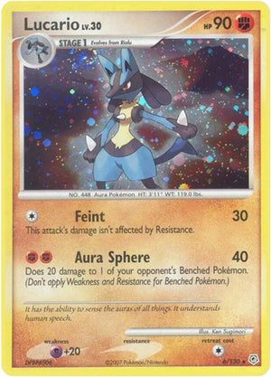 Pokemon TCG - Diamond & Pearl - Lucario - 6/130 - Holofoil