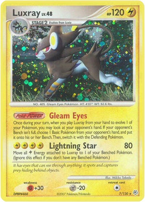 Pokemon TCG - Diamond & Pearl - Luxray - 7/130 - Reverse Holofoil