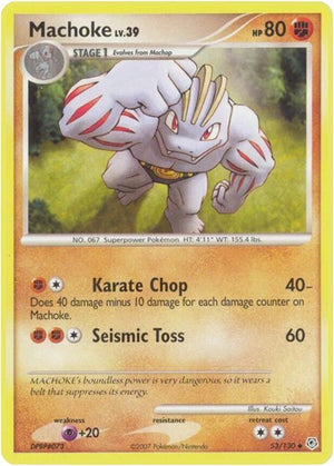 Pokemon TCG - Diamond & Pearl - Machoke - 53/130